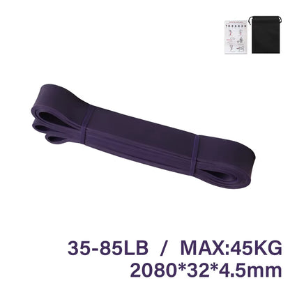 Workout Pilates Latex Resistance Band Exercise Elastic Band for Sport Strength Pull up Assist Band Heavy Duty Fitness Equipment