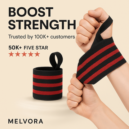 Wristband Wrist Support Brace Straps Extra Strength Weight Lifting Wrist Wraps Bandage Fitness Gym Training