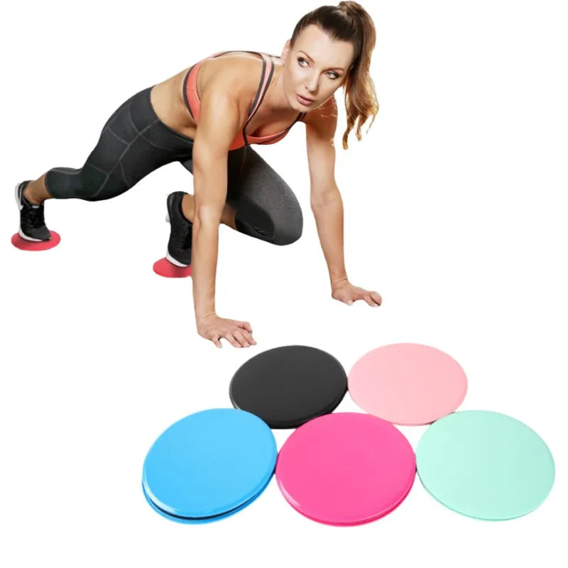 Pair of Fitness Core Sliders Abdominal Exercise Sliding Plate Pilates Yoga Gym Discs Slider Body Muscle Training Equipment