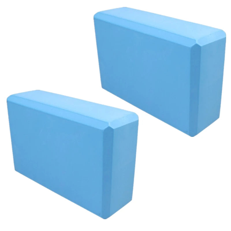 2PCS Gym Blocks Foam Brick Training Exercise Fitness Equipment Dance Yoga Auxiliary Tool Stretching Body Shaping Yoga Blocks