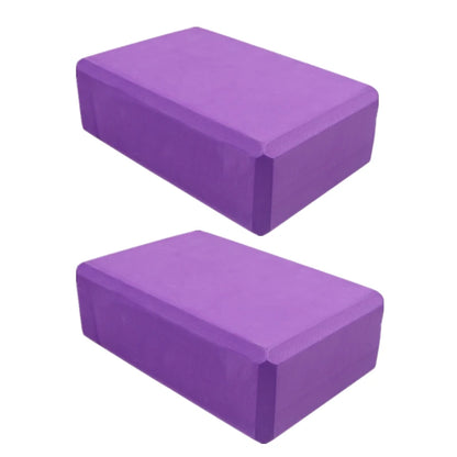 2PCS Gym Blocks Foam Brick Training Exercise Fitness Equipment Dance Yoga Auxiliary Tool Stretching Body Shaping Yoga Blocks