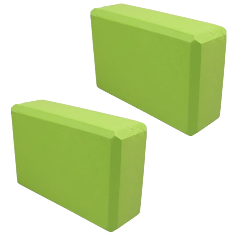 2PCS Gym Blocks Foam Brick Training Exercise Fitness Equipment Dance Yoga Auxiliary Tool Stretching Body Shaping Yoga Blocks