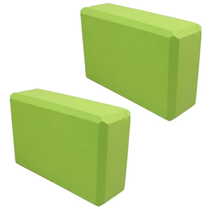2PCS Gym Blocks Foam Brick Training Exercise Fitness Equipment Dance Yoga Auxiliary Tool Stretching Body Shaping Yoga Blocks