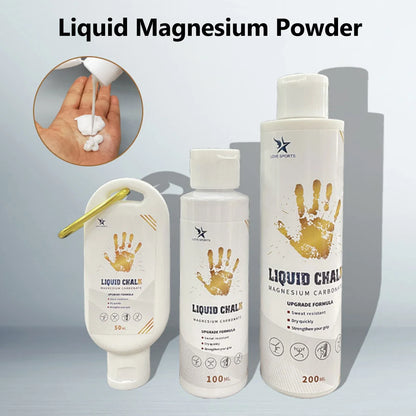 50/100/200Ml Liquid Chalk Sports Magnesium Powder Fitness Weight Lifting anti Slip Cream Grip Weight Lifting Climbing Gym