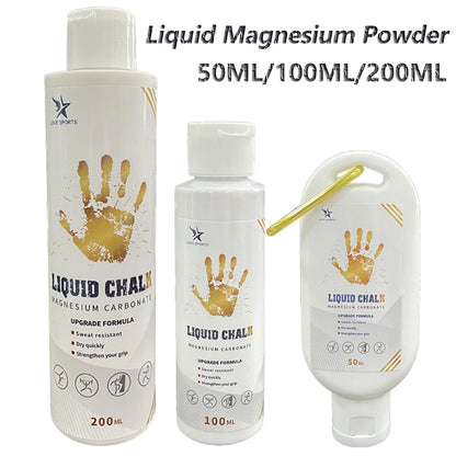 50/100/200Ml Liquid Chalk Sports Magnesium Powder Fitness Weight Lifting anti Slip Cream Grip Weight Lifting Climbing Gym