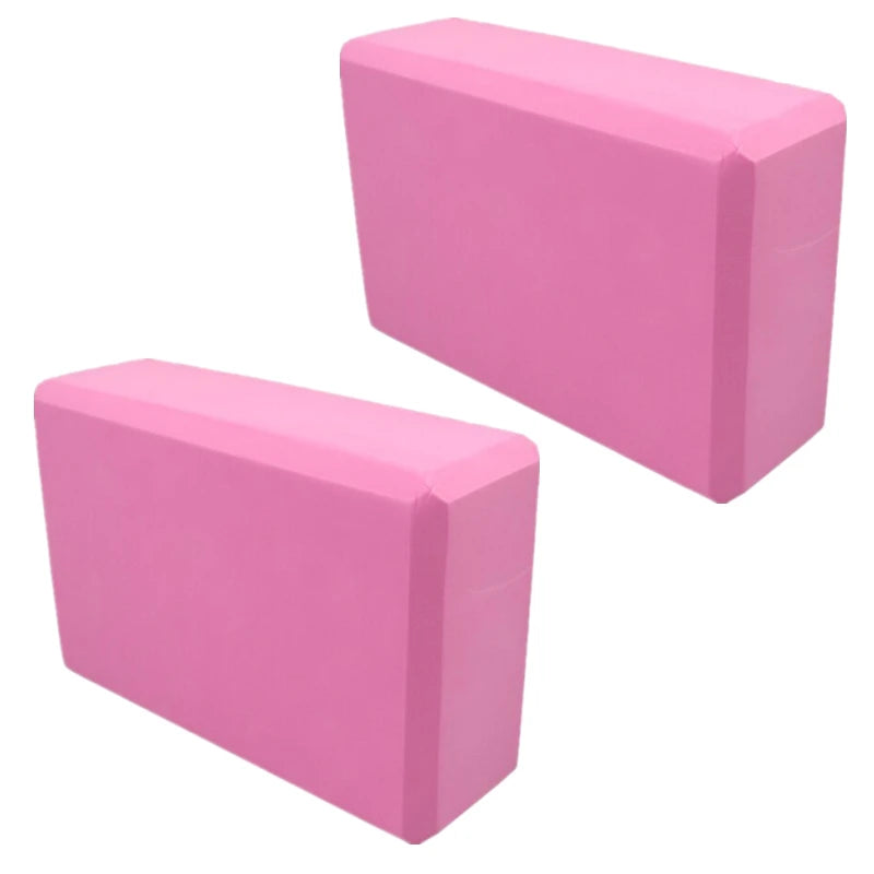2PCS Gym Blocks Foam Brick Training Exercise Fitness Equipment Dance Yoga Auxiliary Tool Stretching Body Shaping Yoga Blocks