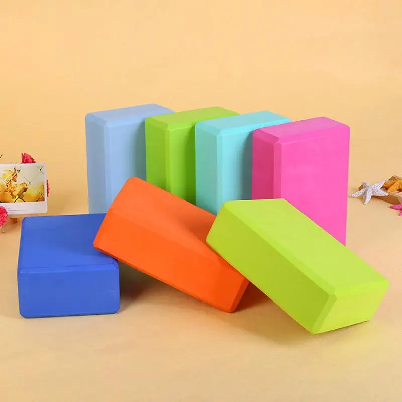 2PCS Gym Blocks Foam Brick Training Exercise Fitness Equipment Dance Yoga Auxiliary Tool Stretching Body Shaping Yoga Blocks